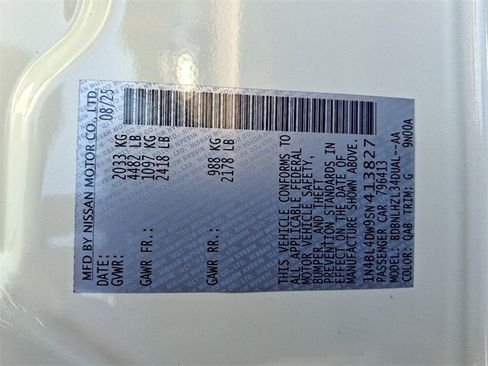 New 2025 Nissan Altima 2.5 SV w/ SV Special Edition Package image 10