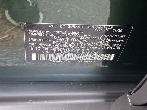 New 2026 Subaru Outback Limited AWD/4WD image 18