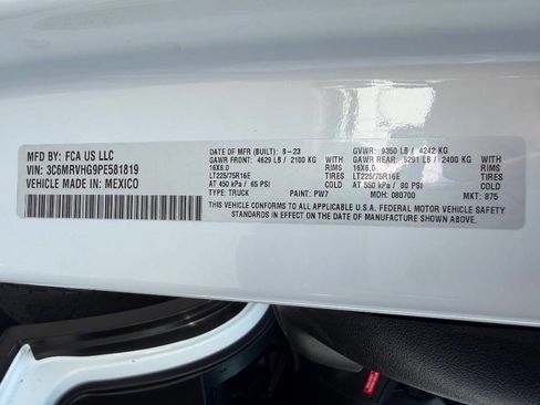 Used 2023 RAM ProMaster 3500 FWD image 24