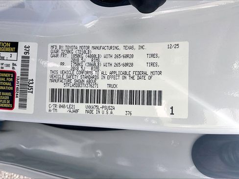 New 2026 Toyota Tundra SR5 image 17