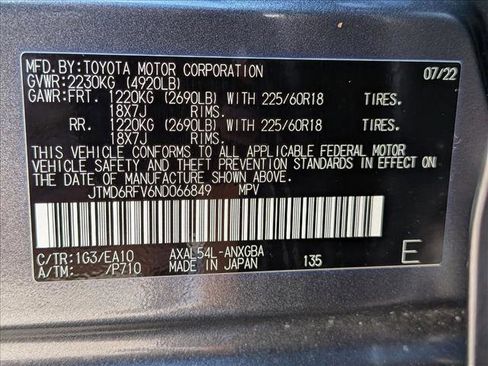 Used 2022 Toyota RAV4 Limited image 22