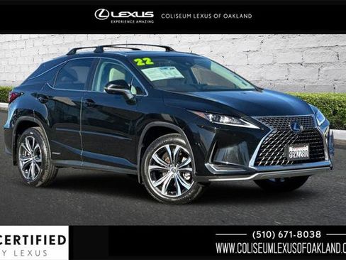 Certified 2022 Lexus RX 450h AWD w/ Premium Package image 1