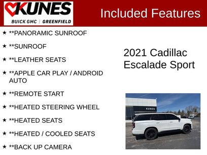 Used 2021 Cadillac Escalade Sport w/ Driver Assist Tech Package