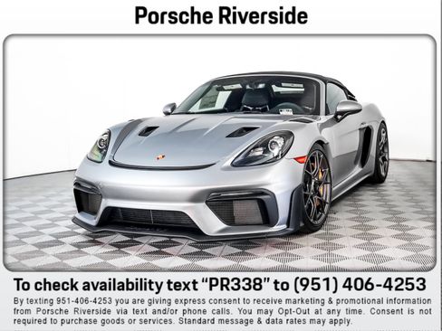 Used 2025 Porsche 718 Boxster Spyder RS image 1