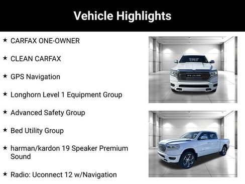 Used 2020 RAM 1500 Longhorn AWD/4WD image 2