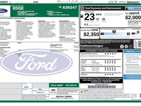 Used 2024 Ford Edge Titanium AWD/4WD image 5