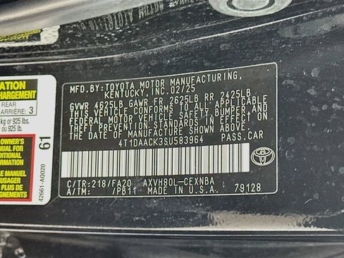 Used 2025 Toyota Camry LE FWD image 35