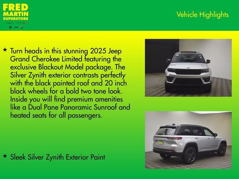 New 2025 Jeep Grand Cherokee Limited AWD/4WD image 8