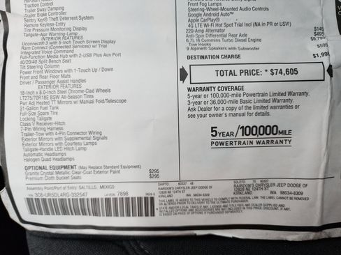 Used 2024 RAM 2500 Big Horn w/ Night Edition image 43