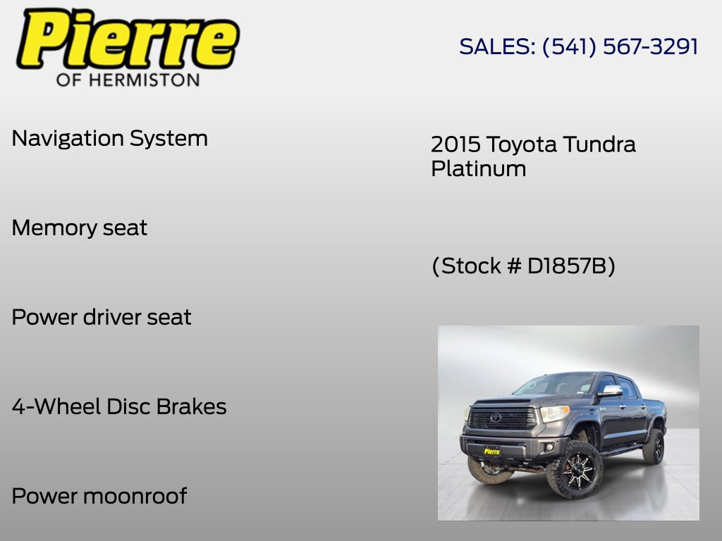 Used 2015 Toyota Tundra Platinum AWD/4WD image 6