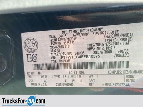 Used 2015 Ford F150 XLT w/ Equipment Group 301A Mid image 39