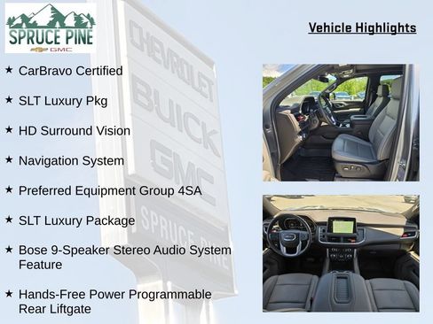 Certified 2023 GMC Yukon SLT w/ SLT Luxury Package RWD image 9
