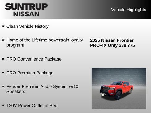Used 2025 Nissan Frontier PRO-4X w/ Pro Premium Package AWD/4WD image 8
