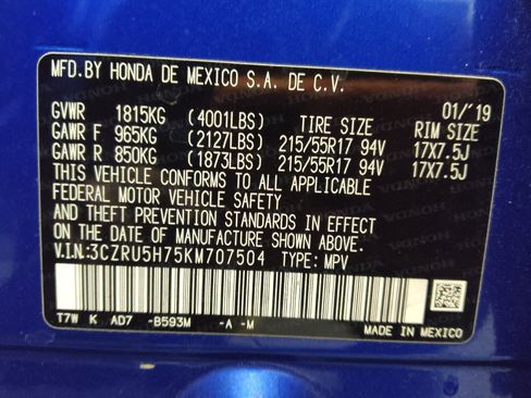 Used 2019 Honda HR-V EX-L image 33