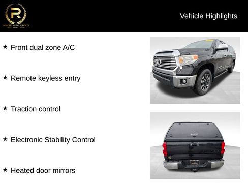 Used 2014 Toyota Tundra Limited w/ Limited Premium Package AWD/4WD image 9