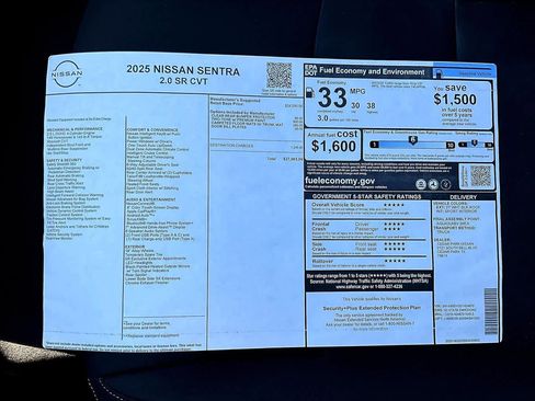 New 2025 Nissan Sentra SR image 21