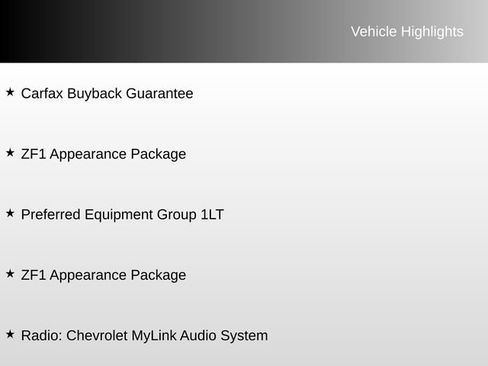 Certified 2015 Chevrolet Corvette Stingray Convertible w/ ZF1 Appearance Package RWD image 4