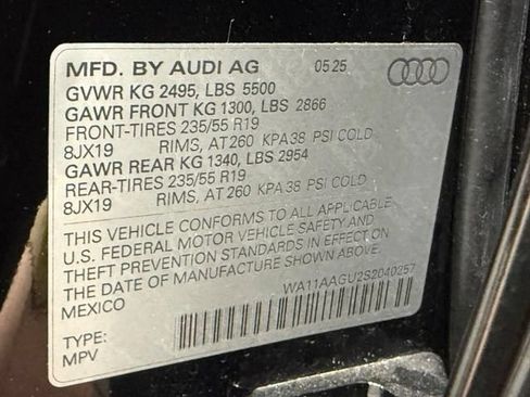 Certified 2025 Audi Q5 Premium w/ Convenience Package AWD/4WD image 20