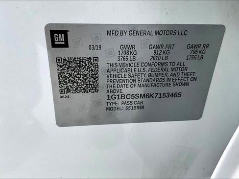Used 2019 Chevrolet Cruze LS w/ LS Convenience Package FWD image 34