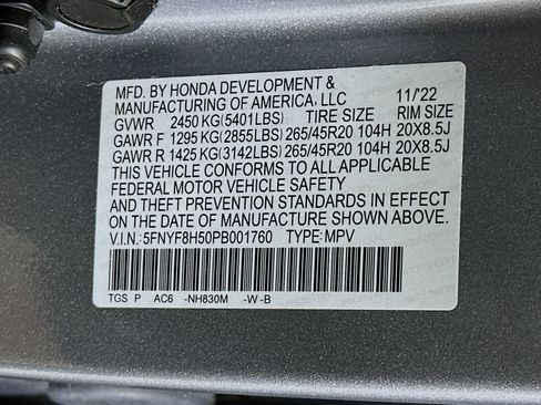 Used 2023 Honda Passport EX-L image 23