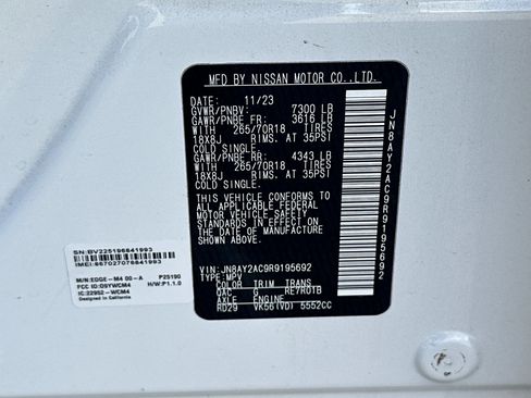 Used 2024 Nissan Armada SV image 28