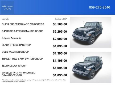 Used 2023 Jeep Wrangler Unlimited Sport AWD/4WD image 3
