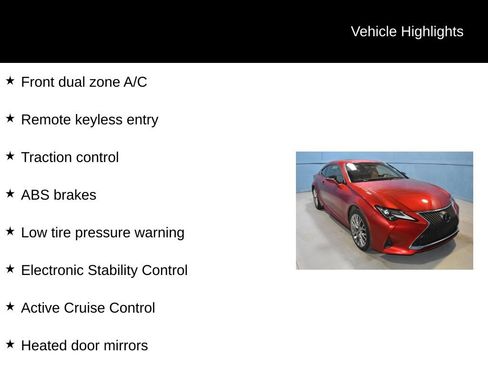 Used 2019 Lexus RC 350 350 F Sport w/ Premium Package image 35