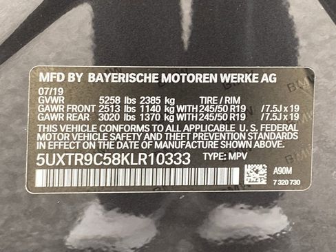 Used 2019 BMW X3 xDrive30i w/ Premium Package image 35