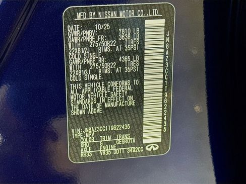 New 2026 INFINITI QX80 Autograph w/ Premium Cargo Package image 44