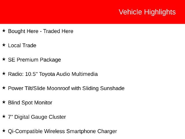 Used 2025 Toyota Corolla SE w/ SE Premium Package FWD image 3