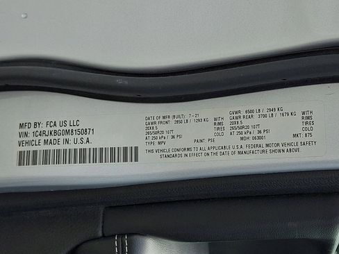 Used 2021 Jeep Grand Cherokee L Limited image 29