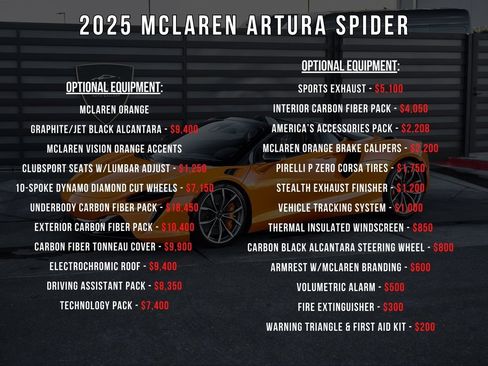 Used 2025 McLaren Artura Spider image 5