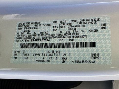 Used 2023 Ford F150 XLT w/ Equipment Group 302A High AWD/4WD image 27