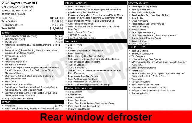 Used 2026 Toyota Crown AWD/4WD image 20