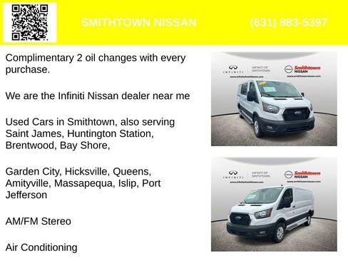 Used 2024 Ford Transit 250 Low Roof w/ Exterior Upgrade Package RWD image 2