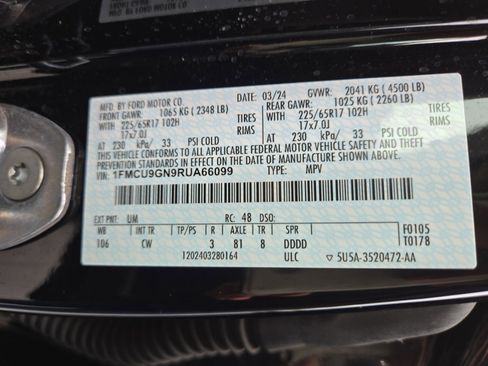 Used 2024 Ford Escape Active AWD/4WD image 27