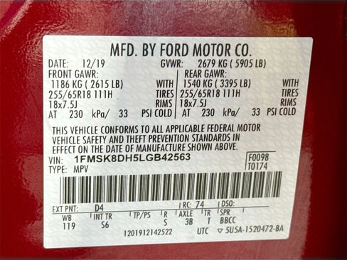 Used 2020 Ford Explorer XLT w/ Equipment Group 202A image 30