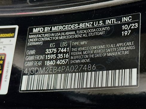 Used 2023 Mercedes-Benz EQS 450+ 4MATIC SUV image 36