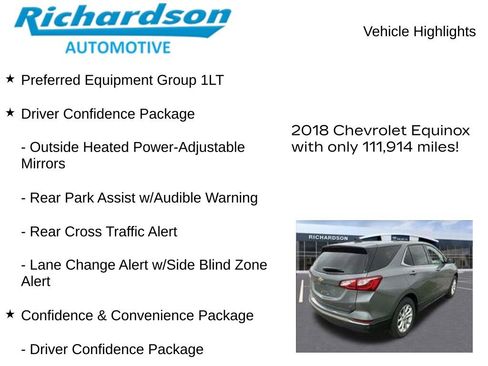 Used 2018 Chevrolet Equinox LT FWD image 11