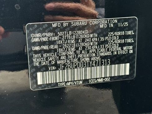 New 2026 Subaru Outback Limited AWD/4WD image 25