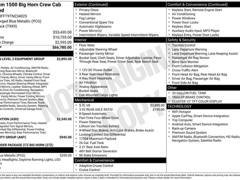 New 2026 RAM 1500 Big Horn AWD/4WD image 3
