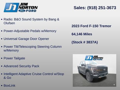 Used 2023 Ford F150 Tremor w/ Equipment Group 402A High AWD/4WD image 17