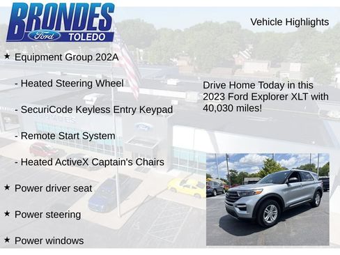 Used 2023 Ford Explorer XLT w/ Equipment Group 202A AWD/4WD image 11