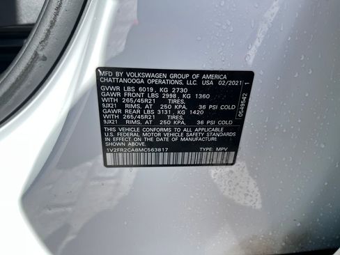 Used 2021 Volkswagen Atlas SEL Premium image 30