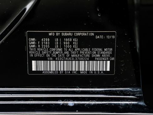 Used 2020 Subaru Impreza 2.0i Limited image 26