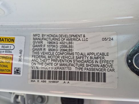 Used 2024 Honda Accord EX image 32