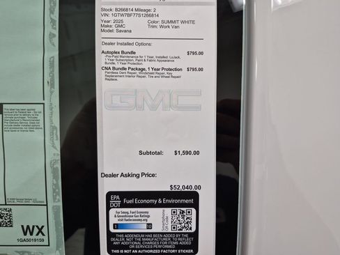 New 2025 GMC Savana 2500 Extended w/ Enhanced Convenience Package image 35