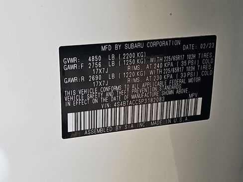 Certified 2023 Subaru Outback Premium AWD/4WD image 40