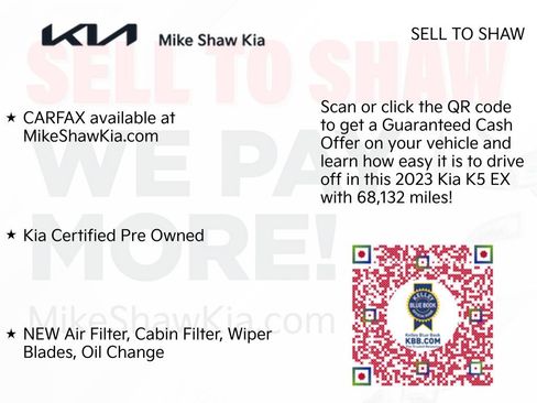 Certified 2023 Kia K5 EX w/ EX Premium Package FWD image 13