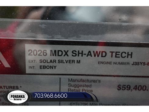 New 2026 Acura MDX w/ Technology Package image 39